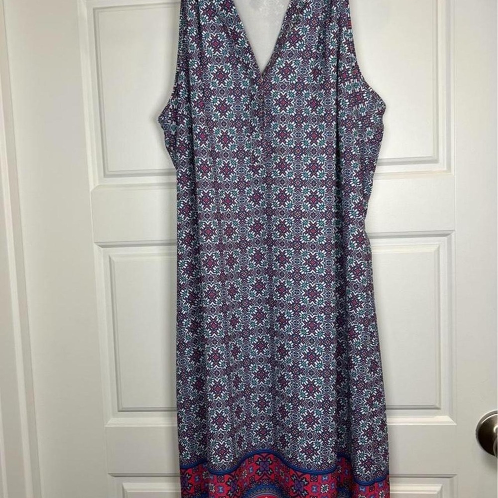 Skies are Blue V-neck Dress